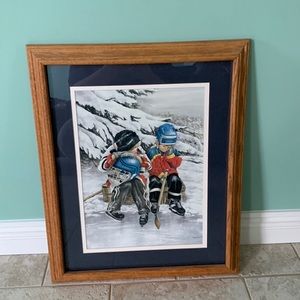 Hockey player’s picture